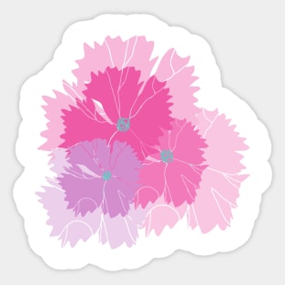 PARADISE PINK FLOWER Sticker